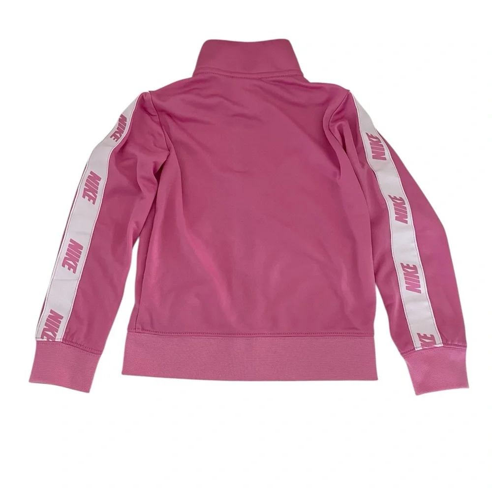 Nike Kids Pink Matching Set Zip Up Tracksuit with Logo Accents Girls 4 XS - Picture 5 of 14